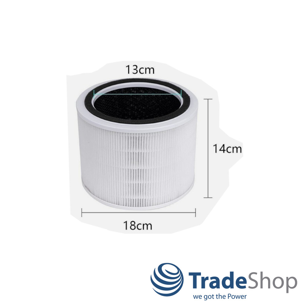 HEPA 3in1 Luftreiniger-Filter für Levoit Core 200S ersetzt Core 200S-RF