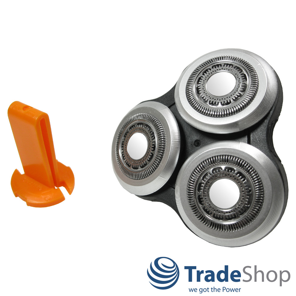 Scherkopf Rasierkopf mit Schutzkappe für Philips RQ12+, RQ12/62 RQ1050 S7310 uvm