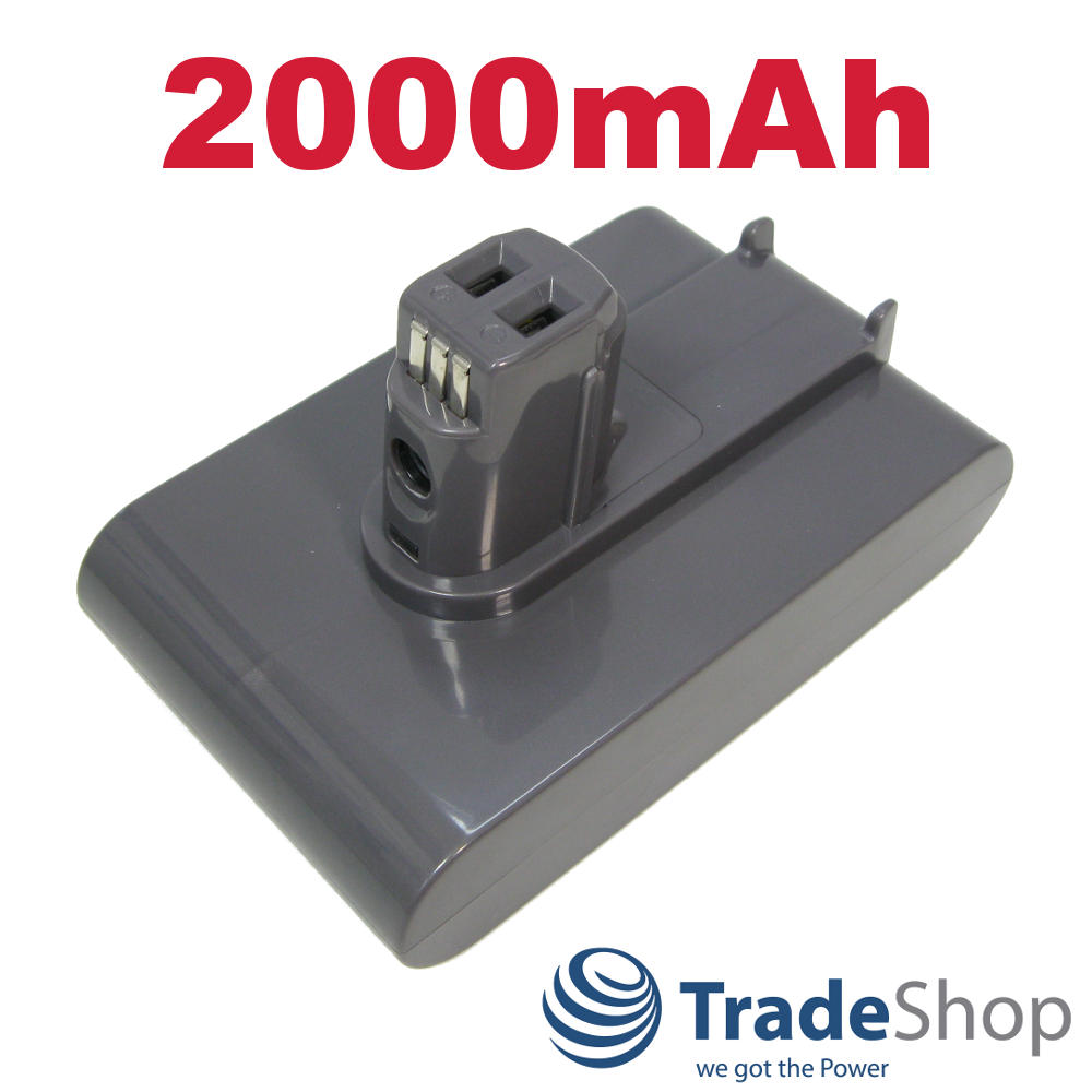 Li-Ion Akku 22,2V 2000mAh + Ladegerät für Dyson DC31 DC34 DC35 DC43 DC44 DC45
