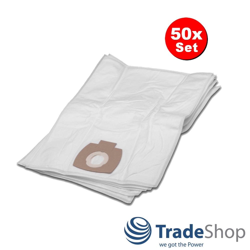 50x Staubsaugerbeutel für Makita VC2010L VC2512L VC2012L VC3011L ersetzt P-72899