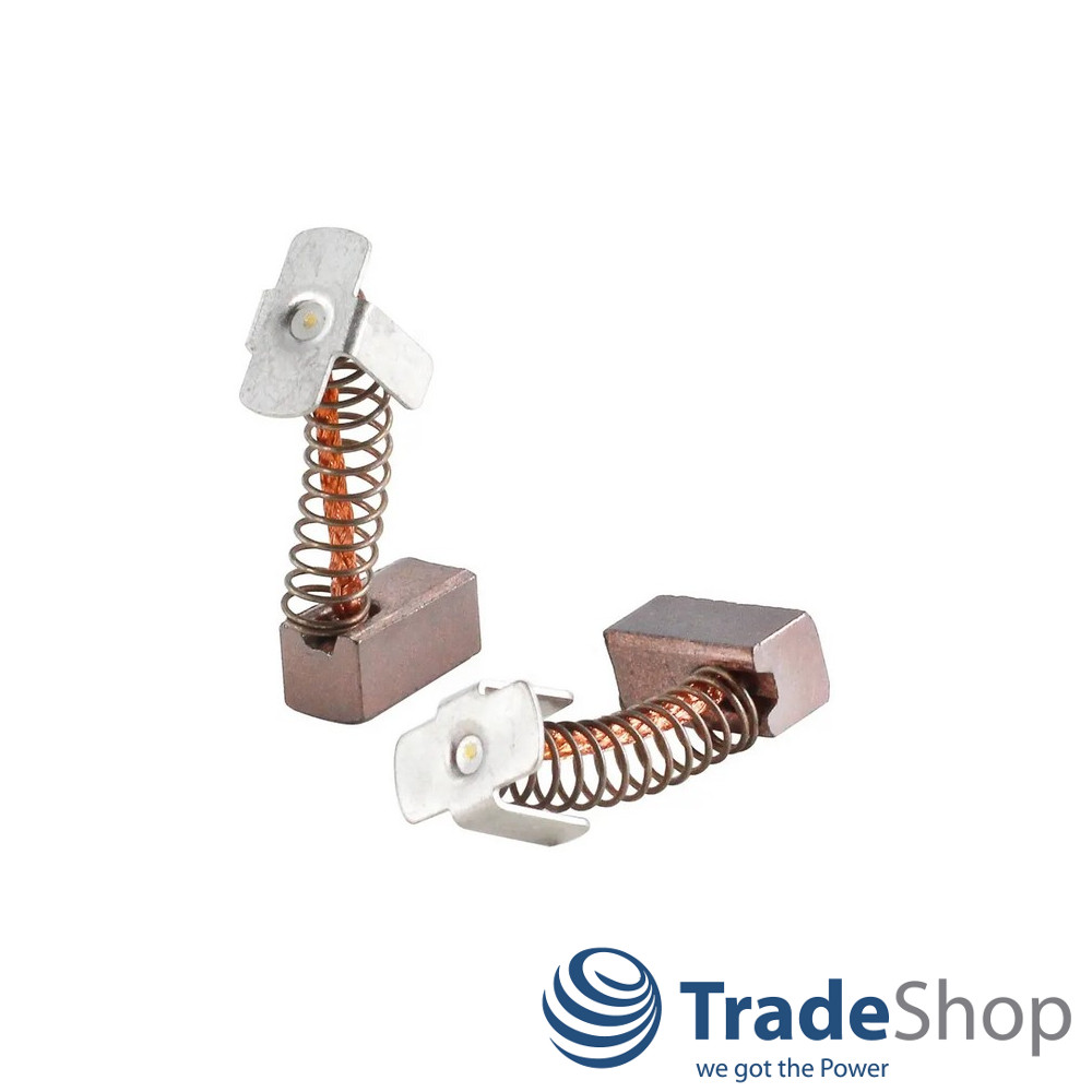 2x Kohlebürsten Bronzekohlen 5,5x6x12mm für Bosch GDR GDS GDX 14,4 V-LI, 18 V-LI