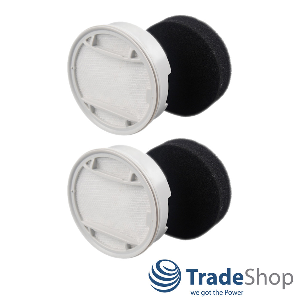 2x Filter-Set für Philips 5000 Series XC5041 XC5043 XC5141 Staubsauger