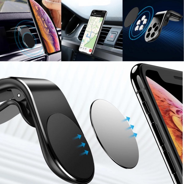 Handy Smartphone Magnet Halterung Halter für Auto Kfz Lüftungsgitter