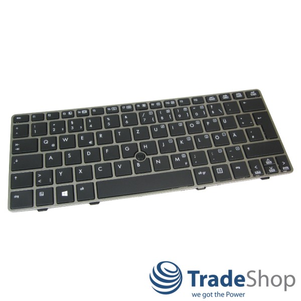 Orig Tastatur mit Trackpoint QWERTZ DE für HP EliteBook 2560P 2570P