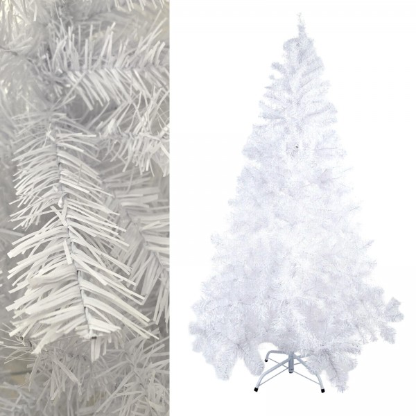Weihnachtsbaum 60cm 80 Spitzen Weiß Künstlicher Tannenbaum