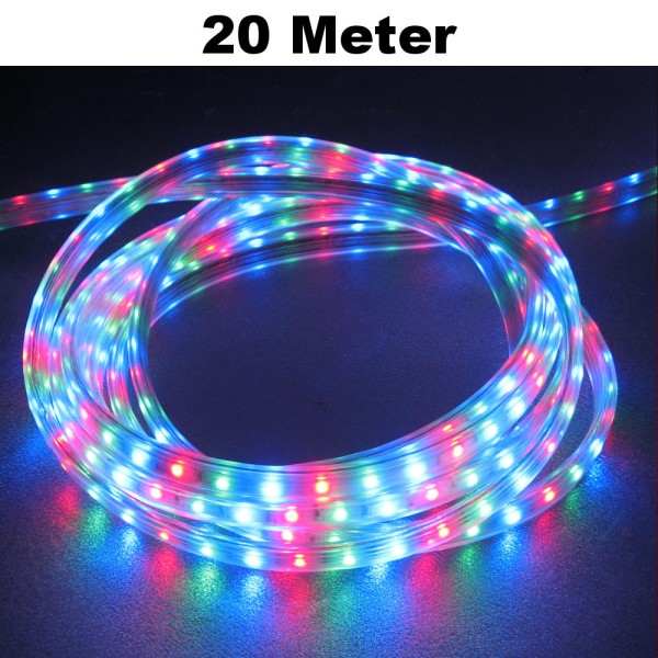 20m RGB LED Leuchtstreifen Lichterkette 60 LED/Meter SMD2835