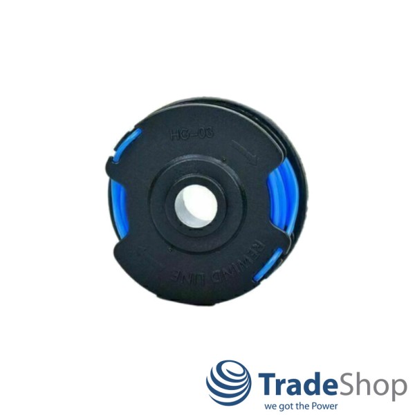 Trimmerschnur Trimmerfaden 3mm x 60m blau rund für Rasentrimmer Motorsensen