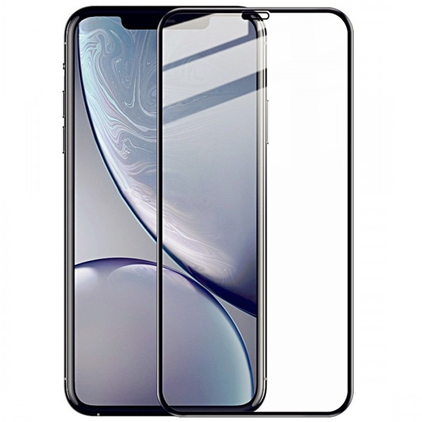 Schutzglas Glasfolie 9H abgerundet für Apple iPhone 11 Pro Max XS Max