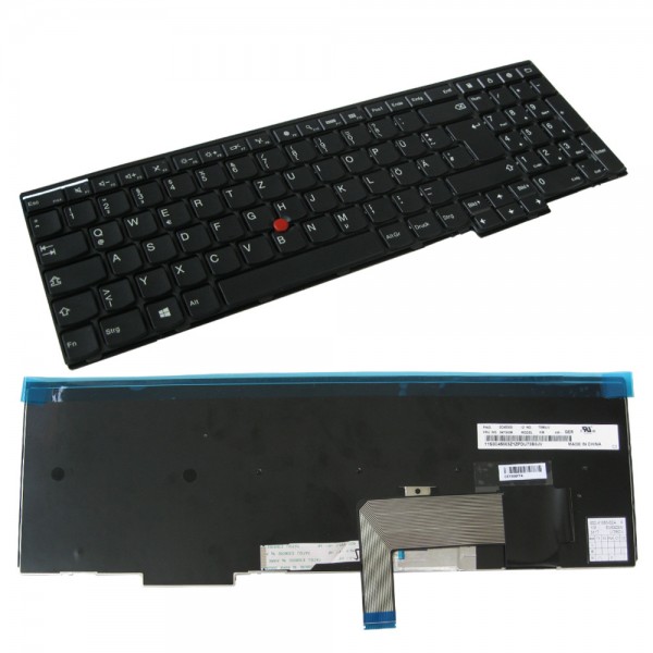 Orig Tastatur QWERTZ Deutsch mit Trackpoint für Lenovo E531 W540 uvm