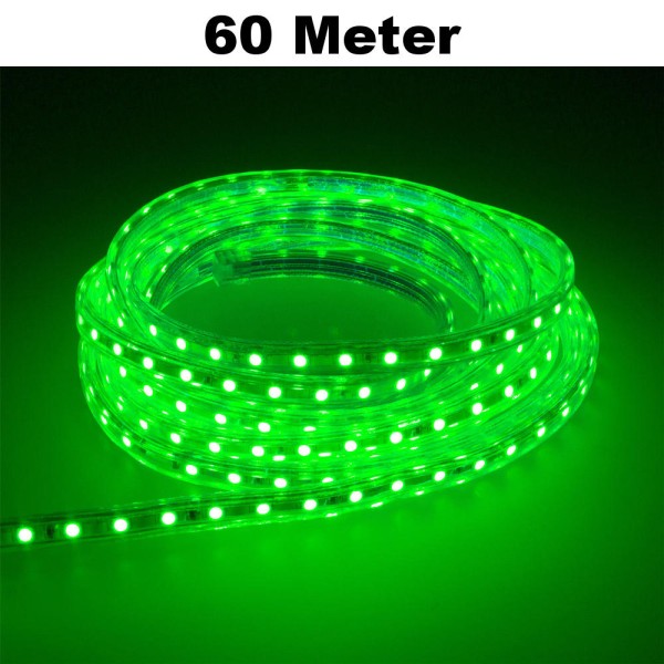 60m Grün LED Leuchtstreifen Lichterkette 60 LED/Meter SMD2835