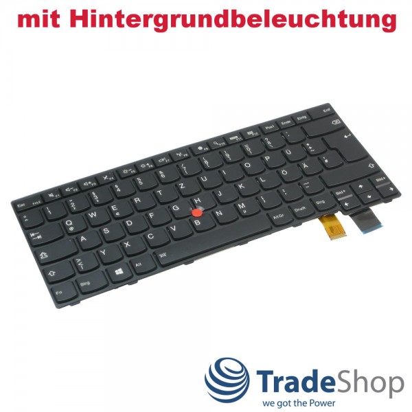 Tastatur QWERTZ DE mit Backlight für Lenovo Thinkpad T460P T470P