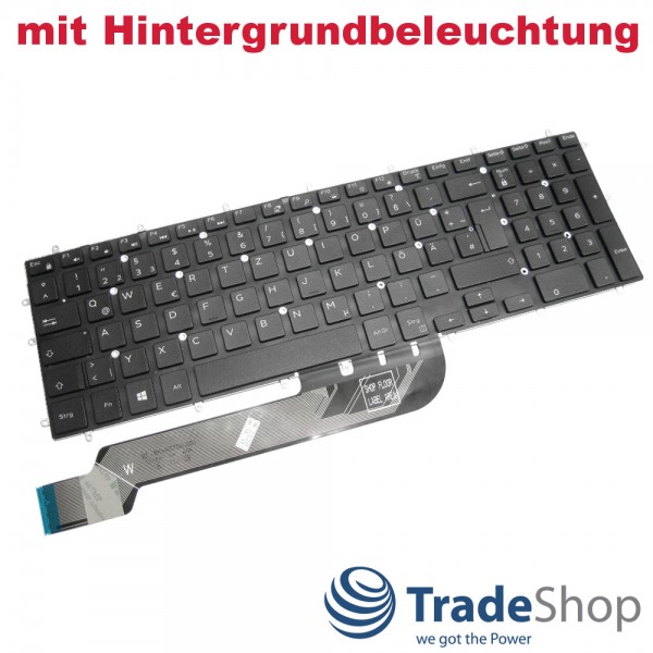 Tastatur QWERTZ Deutsch mit Backlight für Dell Inspiron 15 7566 7586 7577 7000