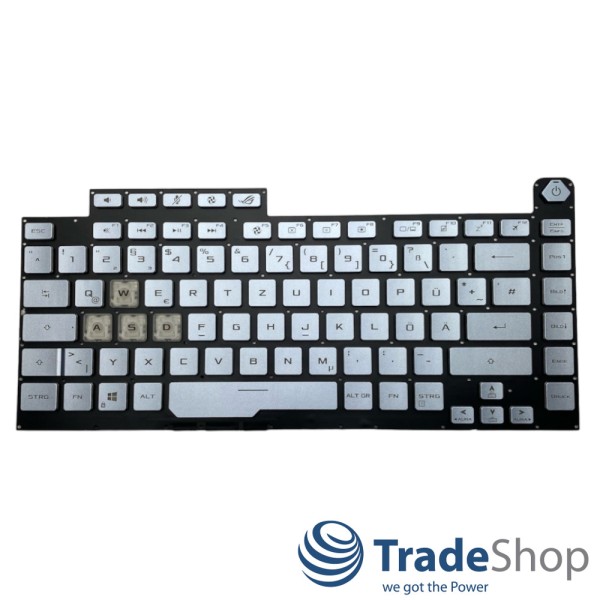 Laptop Tastatur QWERTZ Deutsch für Asus ROG Strix G15 G512 G512LW G512LU uvm.
