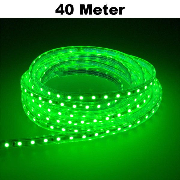 40m Grün LED Leuchtstreifen Lichterkette 60 LED/Meter SMD2835