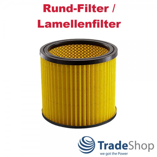 2x Rund-Filter Patronenfilter für Thomas 787421 Einhell 2351113