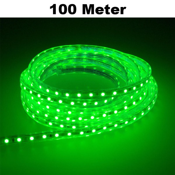 100m Grün LED Leuchtstreifen Lichterkette 60 LED/Meter SMD2835
