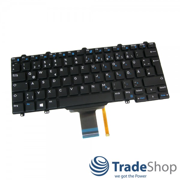 Orig Tastatur mit Beleuchtung QWERTZ DE für Dell Latitude 3150 E7250