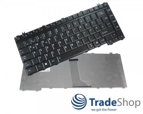 Qwertz Tastatur für Toshiba Satellite A200 A205 A210 A215 A300 A305 A305D uvm