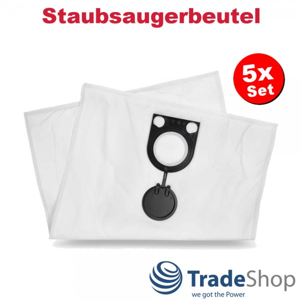 5x Staubsauger-Beutel für Bosch GAS 25 / Starmix HS, GS, IS Serie