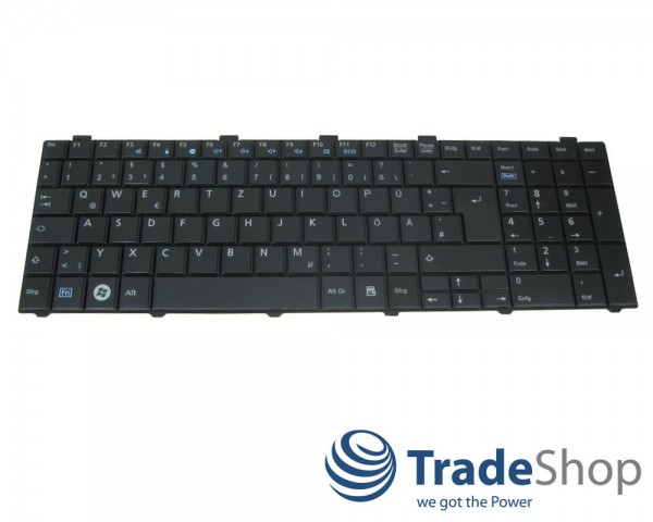Fujitsu Lifebook AH530 A530 A531 AH531 AH512 A512 + Rahmen DE QWERTZ Tastatur