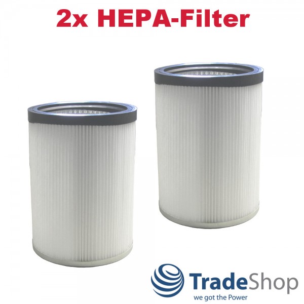 2x HEPA-Filter Zylinderfilter für Kärcher 6.907-038.0 NT 70/1 NT 50/1