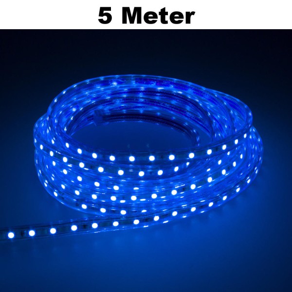 5m Blau LED Leuchtstreifen Lichterkette 60 LED/Meter SMD2835