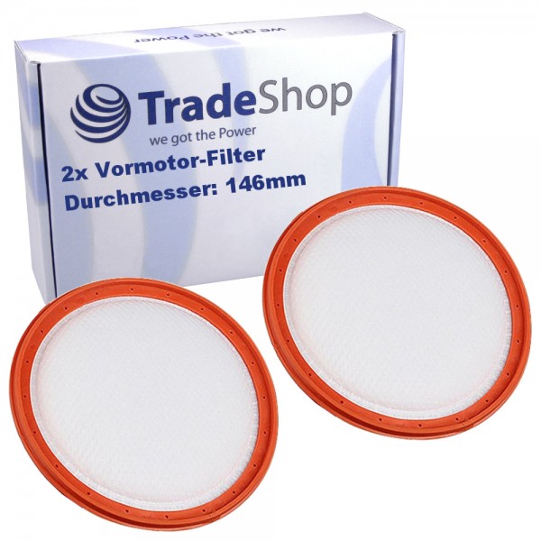 2x Vormotorfilter Filter für Vax Dirtdevil 1-1-130851-00 1-7-131400-00