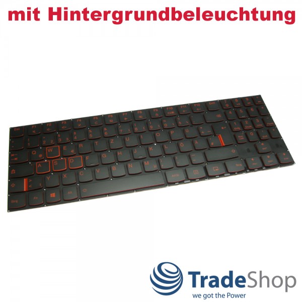Tastatur QWERTZ Deutsch mit Backlight für Lenovo Region Y520-15 Y520 Y720