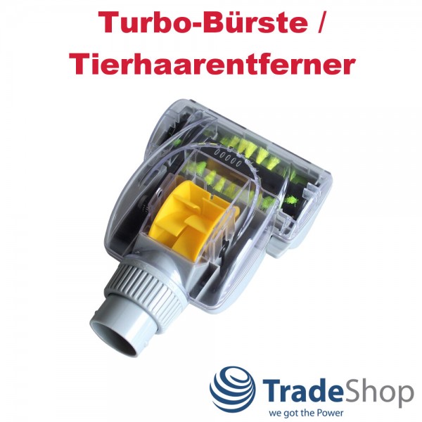 Ersatz Turbobürste / Tierhaarentferner universal für 32mm Saug-Rohre