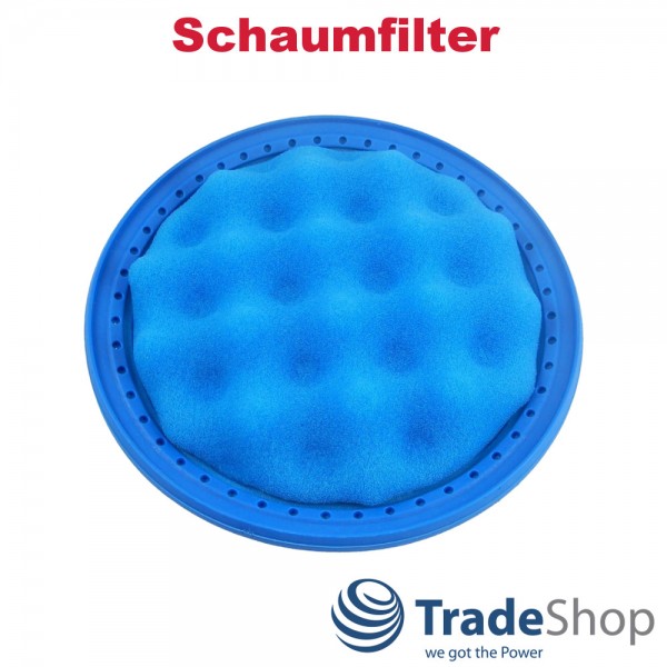 Schaumfilter Filter-Einlage Staubsaugerfilter für Samsung DJ63-01126A