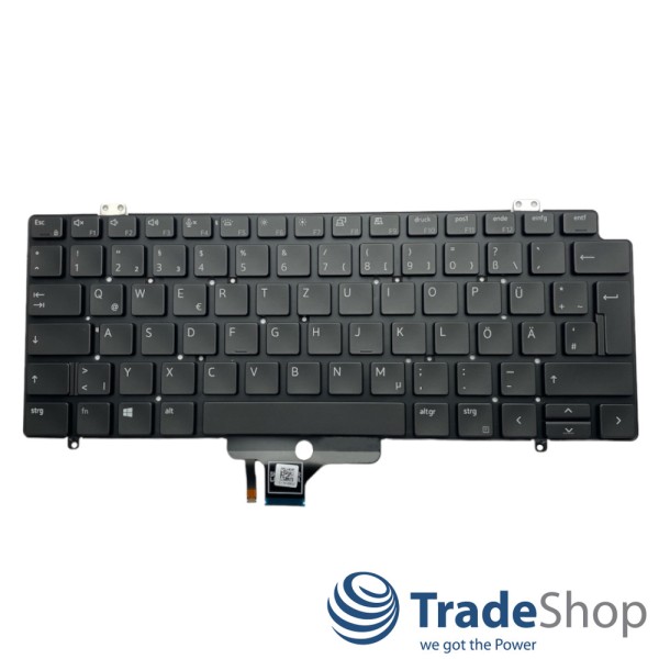 Notebook Tastatur QWERTZ Deutsch für Dell Latitude 7410 2-in-1 ersetzt 0RR5WC