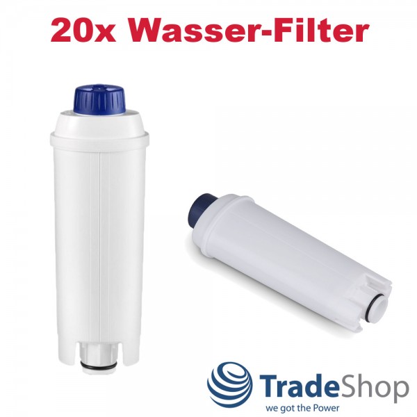 20x Ersatz Wasser-Filter für DeLonghi Kaffeeautomaten / Filterpatrone
