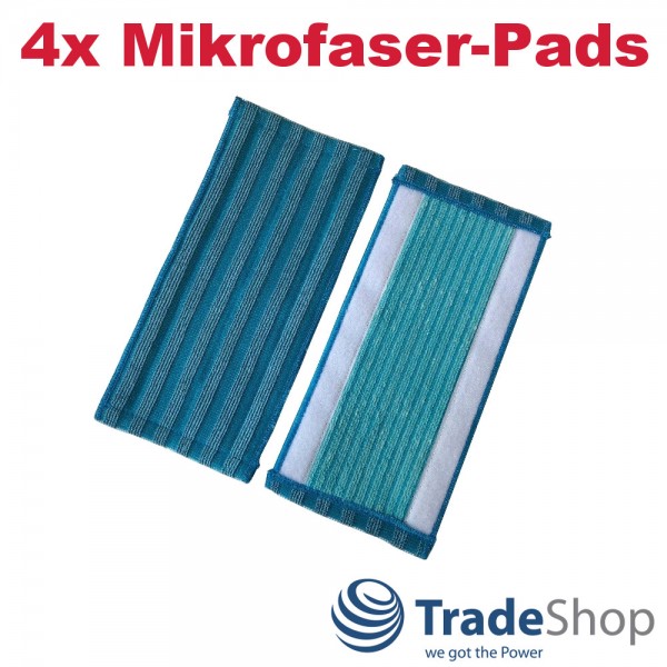 4x Hochwertige Mikrofaser-Pads für Philips FC8063/01 FC6400 FC6401 uvm