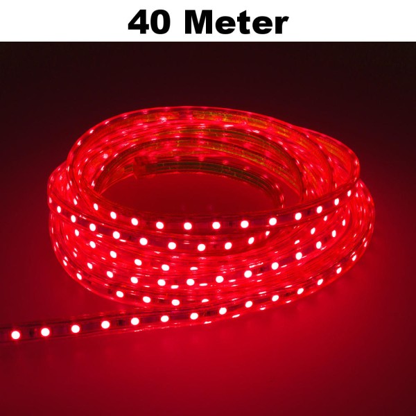 40m Rot LED Leuchtstreifen Lichterkette 60 LED/Meter SMD2835