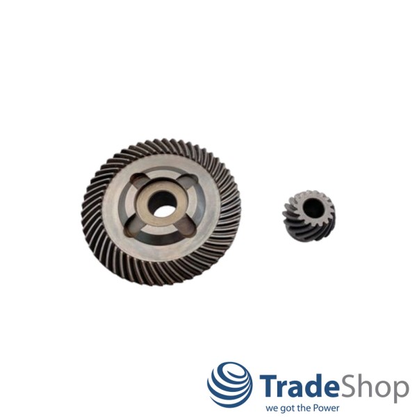 Getriebesatz (Tellerrad + Kegelrad) für Bosch GWS 20-180, 20-230 Winkelschleifer