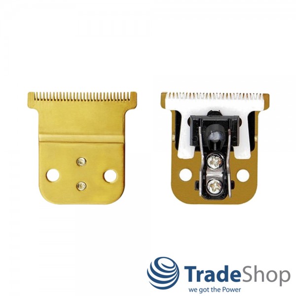 Schermesser Scherkopf Klinge Gold für Andis Slimline Pro D8 Akku-Haartrimmer