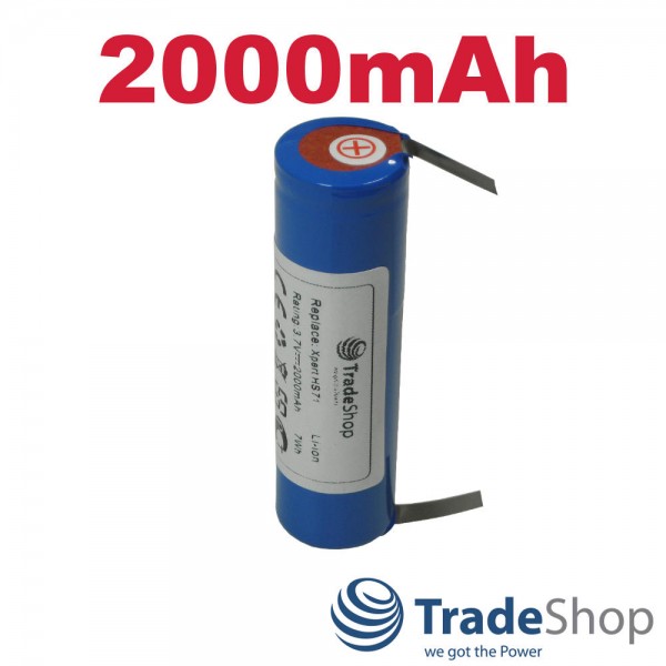 AKKU 2000mAh für Wella Xpert HS71 Profi HS75 Haarschneider Batterie