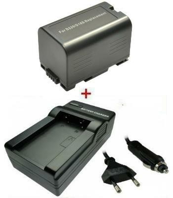 Akku + Ladegerät für Panasonic CGP-D110 CGR-D220 Hitachi BP16 Grundig BP-L1000 uvm