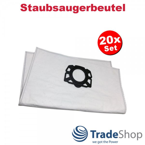 20x Staubsauger-Beutel Saugbeutel für Kärcher MV4 MV5 MV6 2.863-006.0