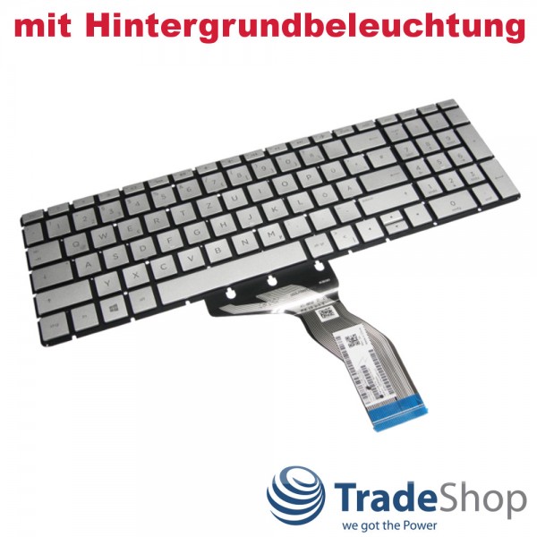 Tastatur QWERTZ Deutsch mit Backlight für HP Pavilion 15-bs 15-bs540ng