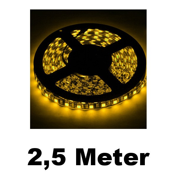 250cm LED Lichterkette 5050 RGB Strip Selbstklebend Klebend USB