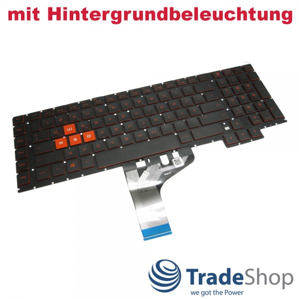 Tastatur QWERTZ Deutsch mit Backlight Folie für HP Omen 17-an 17-an000