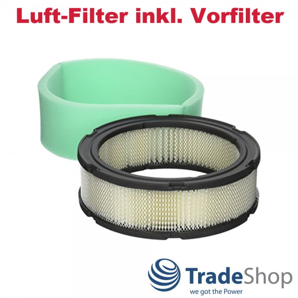 Luft-Filter inkl. Vorfilter für Briggs & Stratton 394018S 392642