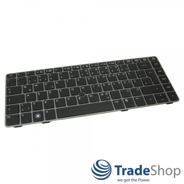 Orig Tastatur mit Trackpoint QWERTZ DE für HP EliteBook 8460p 8460w