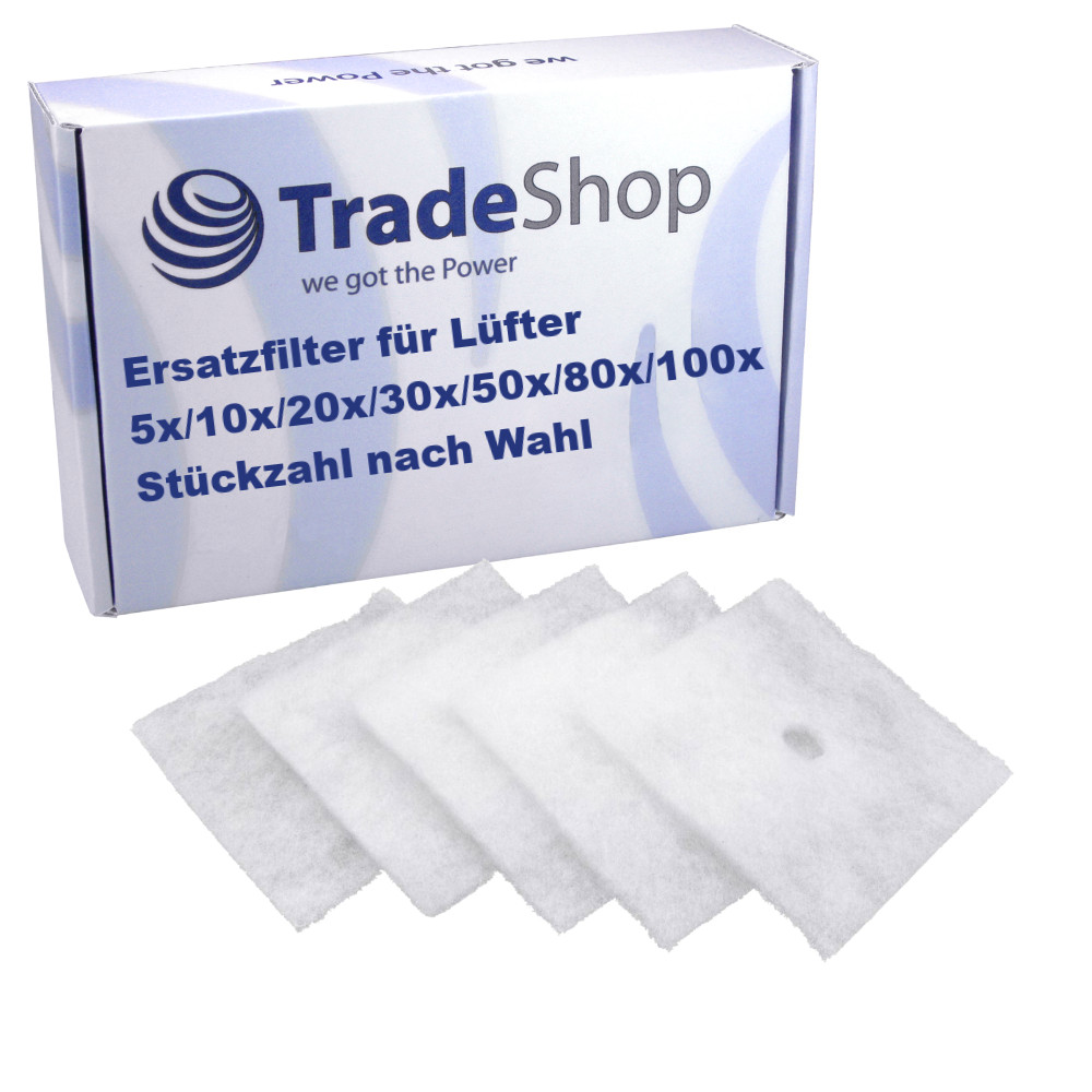 Trade-Shop Ersatzfilter / Luftfilter / Filtermatte kompatibel mit Maico ER  100 VZC, ER 60, ER 60 H