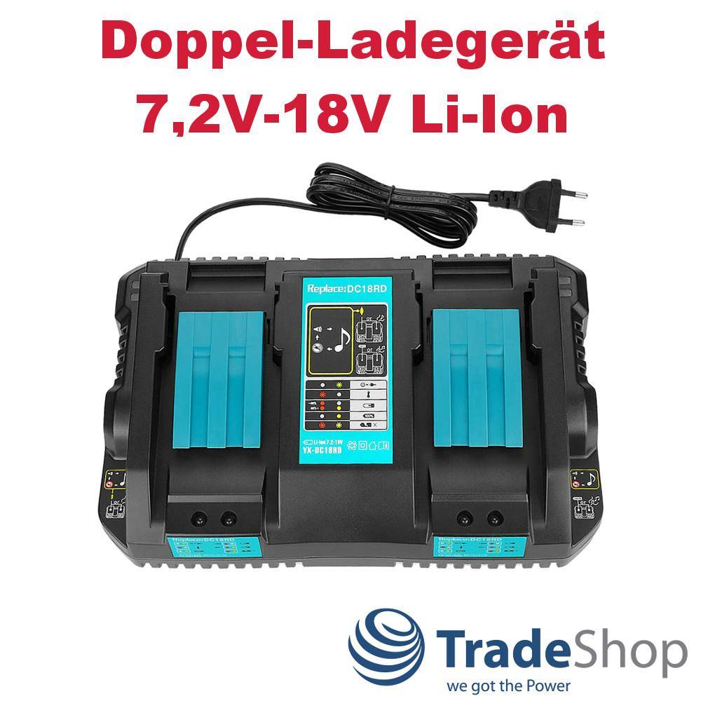 DMR108 Akku Ladegerät Ladestation für Makita DMR106 DMR107 DMR106B