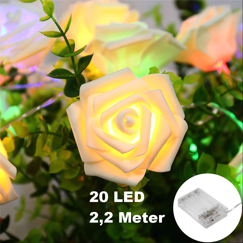 LED Lichterkette Batteriebox Außen Außenbeleuchtung Kupferdraht Lichterketten - Bild 10 von 13