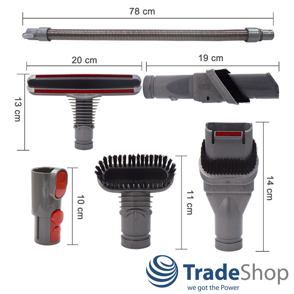 6in1 Vacuum Cleaner Accessory Kit For Dyson V6 Matress V6 Trigger V6